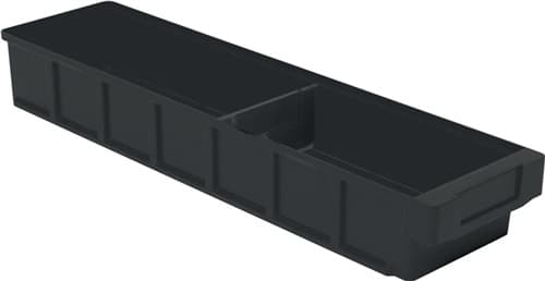 LA-KA-PE Regalkasten L600xB152xH83mm schwarz PP 10 St/Karton