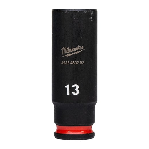 MILWAUKEE 13 x 50 mm SHOCKWAVE Schlagnuss 1/4" lang