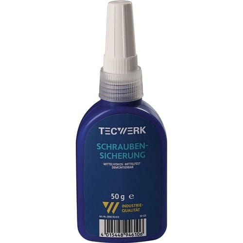 TECWERK Schraubensicherung 50g mf.mv.blau Flasche TECWERK
