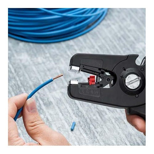 KNIPEX Automatikabisolierzange PreciStrip16 L.195mm 0,08-16 (AWG 28-5) mm² KNIPEX