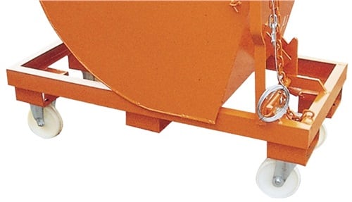 BAUER Rollensatz 2 Lenk- u.2 Bockrollen PA Trgf.1350kg f.Selbstkipper
