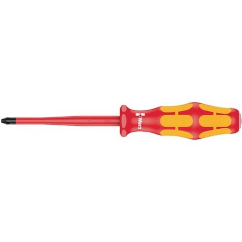 WERA Schraubendreher 162 iSS Gr.PH 1 Klingen-L.80mm VDE isol.ext.slim WERA