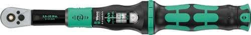 WERA Drehmomentschlüssel Click-Torque Lock A 6 R/L 1/4 Zoll 2,5-25 Nm WERA