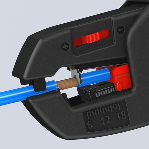 KNIPEX Automatikabisolierzange L.180mm 0,2-6 (AWG 24-10) mm² KNIPEX