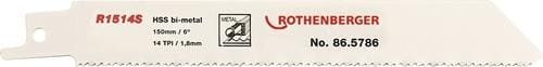 ROTHENBERGER Säbelsägeblatt R1514S L.150mm B.20mm 1,8mm 5 St./Karte ROTHENBERGER