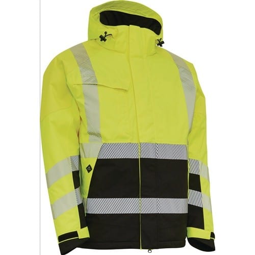 Warnschutz-Winterjacke VISIBLE XTREME Gr.M warngelb/schwarz ELKA RAINWEAR