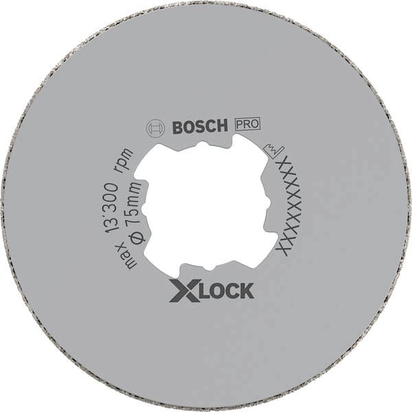BOSCH Diamanttrockenbohrer X-LOCK Best for Ceramic Dry Speed, 75 x 35 mm