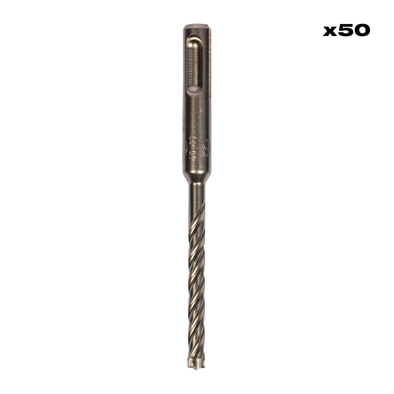 MILWAUKEE 6 x 115 mm, SDS-Plus 4-Schneiden Hammerbohrer MX4 SDS-Plus 50er Pack