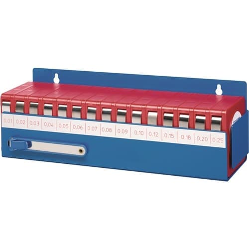 TECWERK Fühlerlehrenbandset 0,01-0,25mm L.5m B.12,7mm TECWERK
