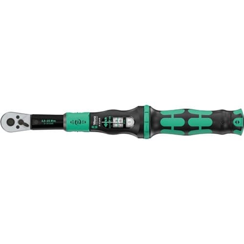 WERA Drehmomentschlüssel Click-Torque Lock A 5 1/4 Zoll 2,5-25 Nm WERA