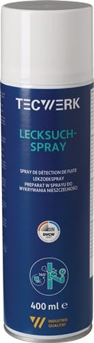 TECWERK Lecksuchspray farblos DVGW 400ml Spraydose TECWERK
