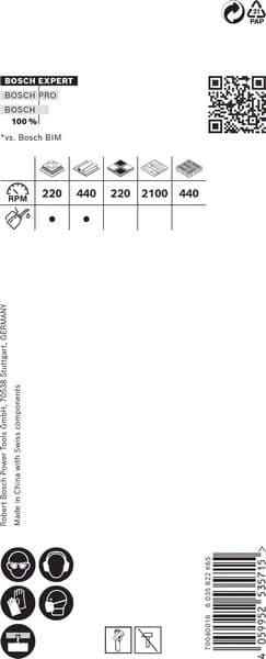 BOSCH EXPERT Tough Material Lochsäge, 40 x 60 mm. Für Dreh- und Schlagbohrer