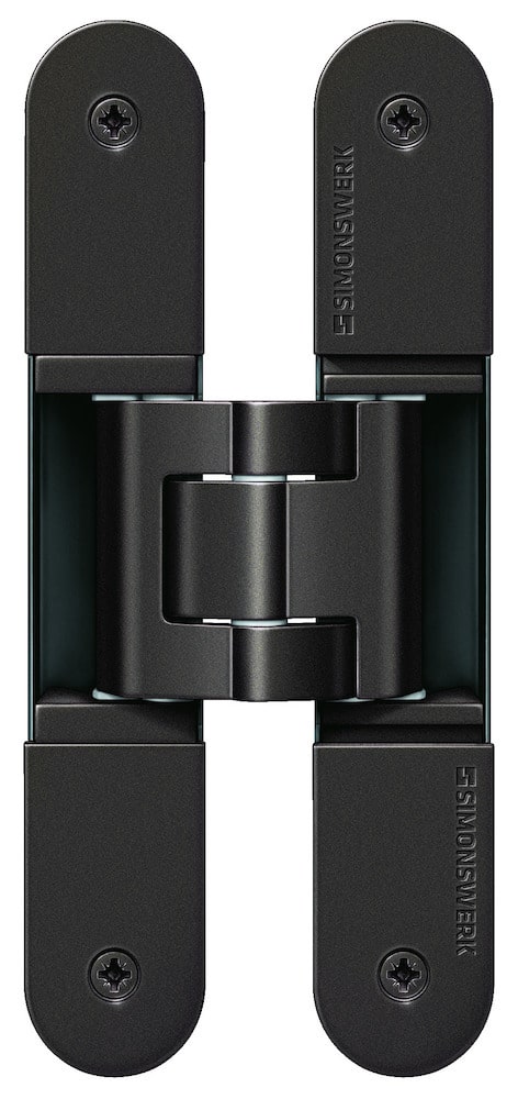 SIMONSWERK Verdecktliegendes Türband TECTUS® TE 340 3D, dunkelbronzefarbig