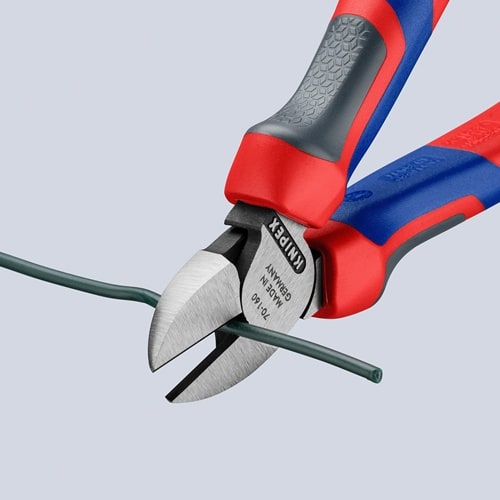 KNIPEX Seitenschneider L.160mm Kopf pol.Comfort-Griff max.2mm KNIPEX
