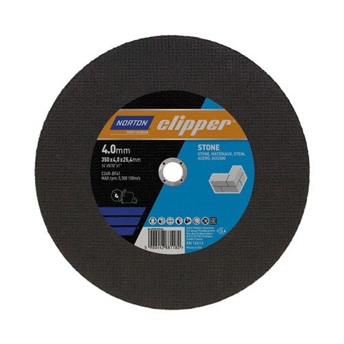 NORTON CLIPPER Trennscheibe D350x4,0mm Typ 41 STE Bohr.25,4mm NORTON CLIPPER