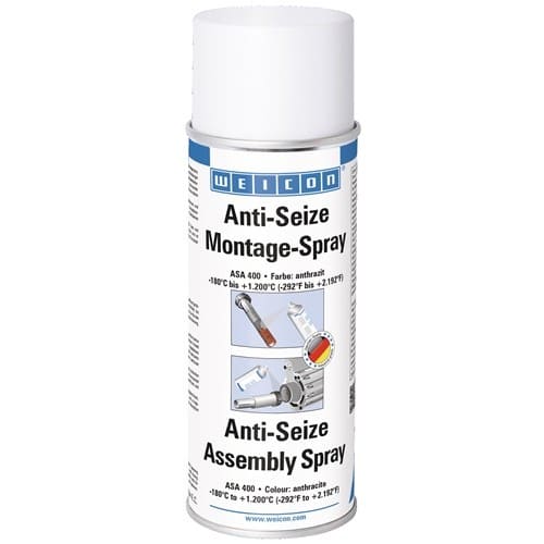 WEICON Montagepaste Anti-Seize 400 ml anthrazit Spraydose WEICON