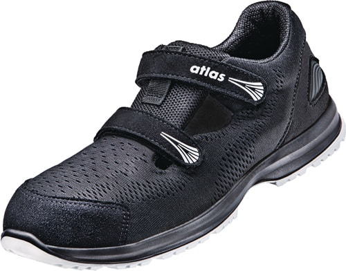 ATLAS Sicherheitssandale RUNNER 145 ESD Gr.44 W.10 black/white S1P SRC EN20345 ATLAS