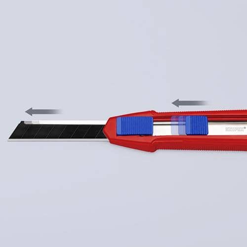 Cuttermesser CutiX® Klingen-B.18mm L.165mm Magnesium KNIPEX