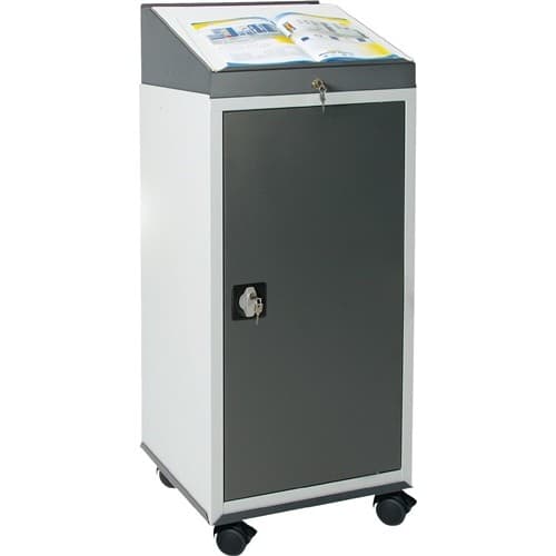 STUMPF Werkzeugschrankset m.Pultaufsatz H1310xB500xT500mm lichtgrau/grau STUMPF