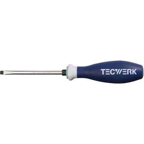 TECWERK Schraubendreher Schneiden-B.8mm Klingen-L.150mm 3K-Griff 6-KT.-Kl./Ans.TECWERK