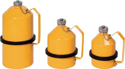 ASECOS Lager- u.Transportkanne D180xH335mm 5l STA verz.gelb m.Schraubverschluß