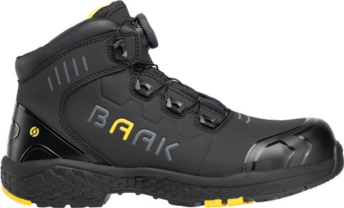 Sicherheitsstiefel Alexander Gr.47 W.11 schwarz/gelb S3S FO HRO LG SC SR ESD
