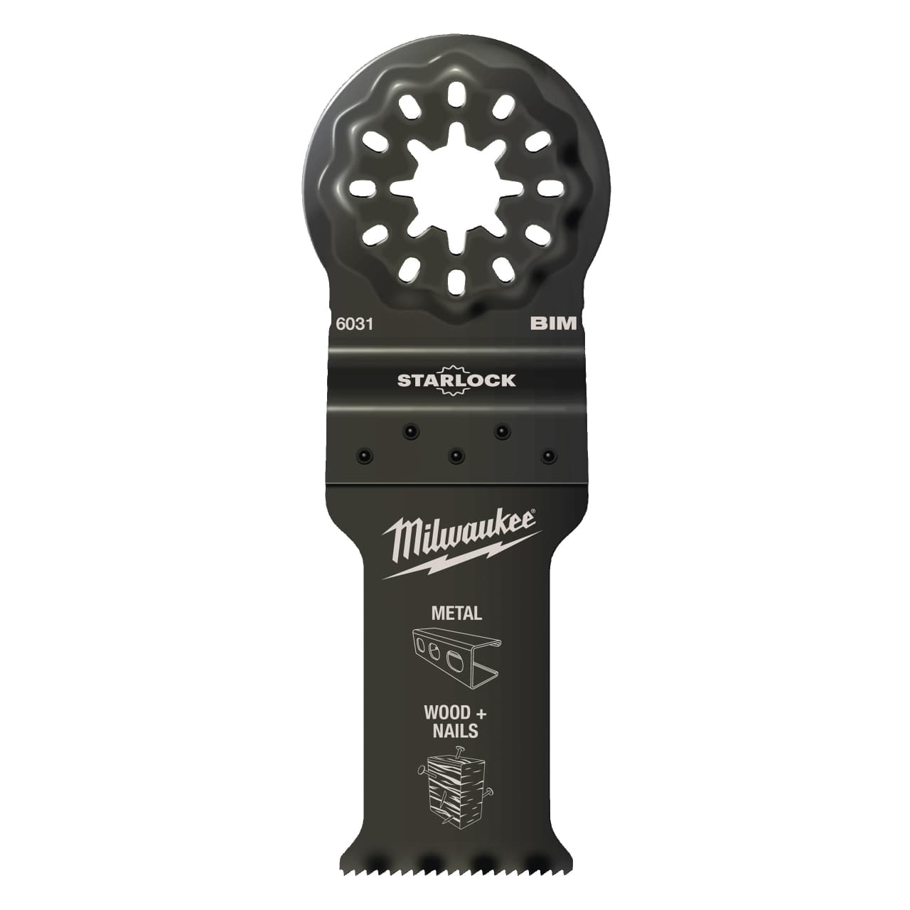 MILWAUKEE 28 x 47 mm Multitool Starlock Bi-Metall Tauchsägeblatt Multimaterial