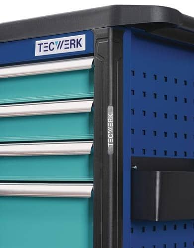 TECWERK Wkz.wagen PLUS 2.0 B760xT465xH1030mm 500kg 6 Schubl.96-tlg.Stahlbl.TECWERK