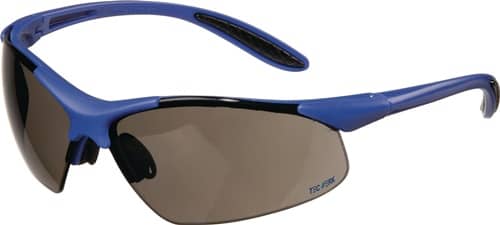 TECWERK Schutzbrille DAYLIGHT PREMIUM EN 166 Bügel dunkelblau,Scheibe smoke PC TECWERK