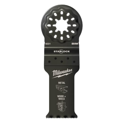 MILWAUKEE 28 x 47 mm Multitool Starlock Bi-Metall Tauchsägeblatt Multimaterial