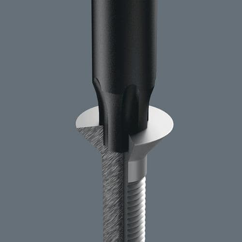 Schraubendreher 3251 Gr.T 20 Klingen-L.100mm VDE isol.slim Fix WIHA