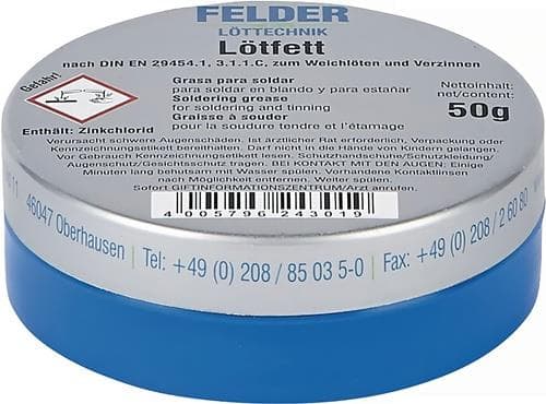 FELDER Lötfett 50g z.Weichlöten FELDER