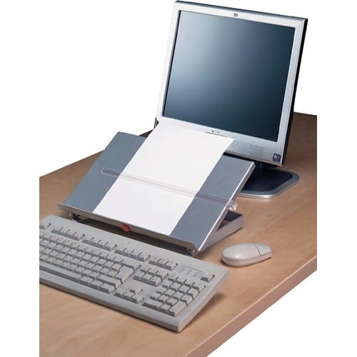 Konzepthalter B350xT247xH60mm MET silber verstellb.Sichtabstand