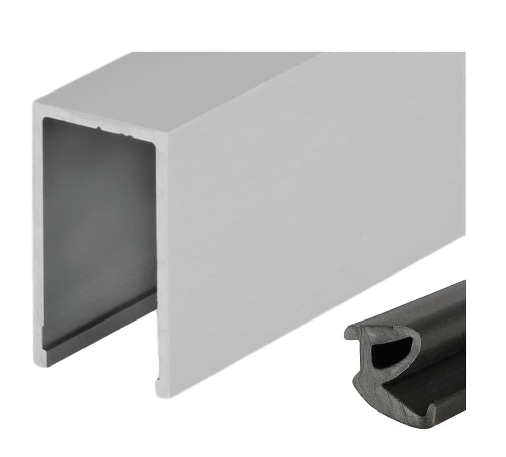 HERMAT Trennwand-Deckenprofil 6958, Aluminium