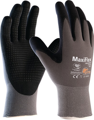 ATG Handschuhe MaxiFlex® Endurance™ 34-844 Gr.11 grau/schwarz Nyl.m.Nitrilschaum