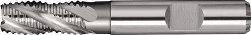 TECWERK Schaftfräser DIN 844 Typ NR D.6mm Einsatz-L.19mm HSS-Co5 Weldon TW