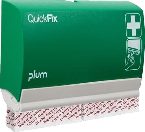 PLUM Pflasterspender QuickFix Blood stopper B230xH135xT32ca.mm grün PLUM