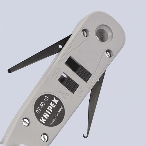 KNIPEX Anlegewerkzeug L.175mm f.LSA Plus u.baugleich D.0,4-0,8mm KNIPEX