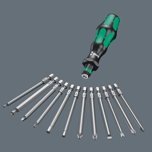 WERA Schraubendrehersatz KK 62 33-tlg.m.Handhalter u.Wechselkl.WERA