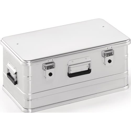 Nordwest Aluminiumbox L582xB385xH262mm 47l m.Klapphebelverschlüssen m.Bohrungen