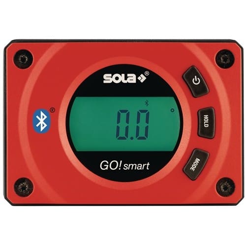 SOLA Digitaler Neigungsmesser GO! smart L.8cm PA,glasfaserverstärkt rot SOLA