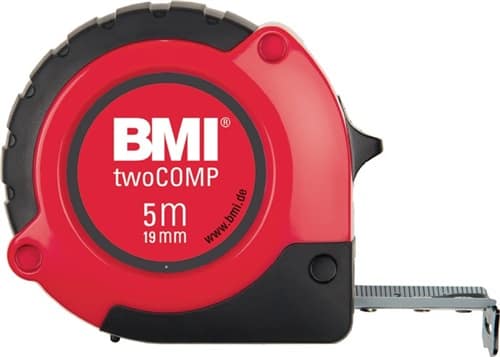 BMI Taschenrollbandmaß twoComp L.8m B.25mm mm/mm EG II ABS Automatic SB BMI