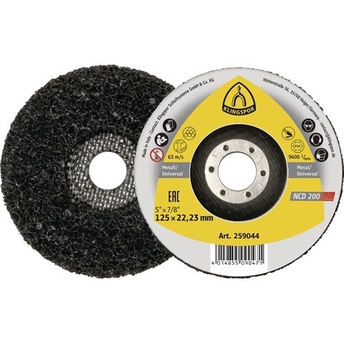 KLINGSPOR Grobreinigungsscheibe NCD 200 Ø115xmm Bohr.22,23mm KLINGSPOR