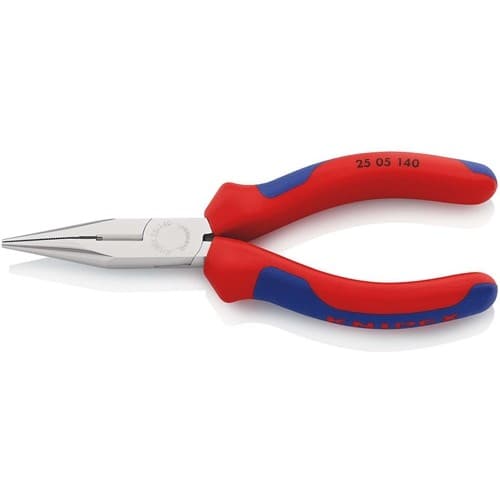 KNIPEX Flachrundzange L.140mm flach/rund ger.Mehrkomp.-Hüllen KNIPEX