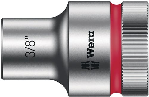 WERA Steckschlüsseleinsatz 8790 HMC Außen-6-kant 1/2Zoll a6-KT.SW 3/8 Zoll L37mm WERA