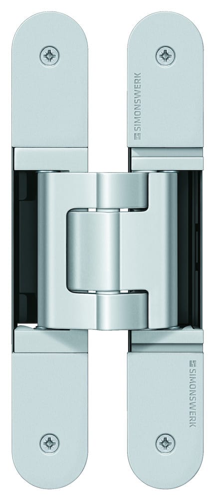 SIMONSWERK Verdecktliegendes Türband TECTUS® TE 540 3D FR, edelstahloptik