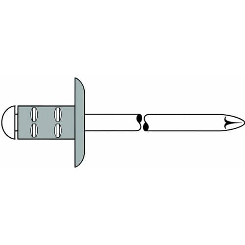 GESIPA Blindniet PolyGrip® Nietschaft dxl 4,8x15mm K16 Alu./STA 250 St.GESIPA
