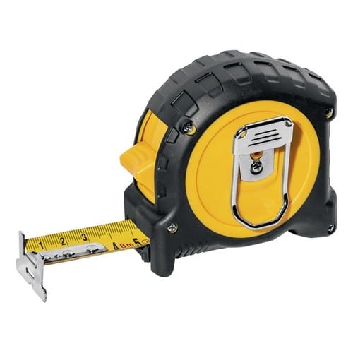 STABILA Taschenrollbandmaß BM 300 L.5m B.27mm mm/mm EG II PC-ABS/TPE EASY-CLIP STABILA