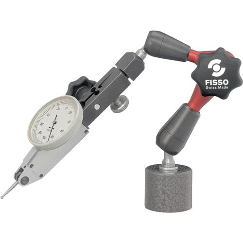 FISSO Magnetmessstativ STRATO-LINE R. 130mm Gesamt-H. 210mm Haftkraft 300 N FISSO