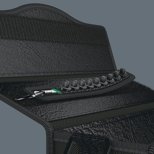 WERA Textilgurt Belt A 9teilig L238xB39mm m.Klettstreifen f.1/4Zoll Nüsse Wera